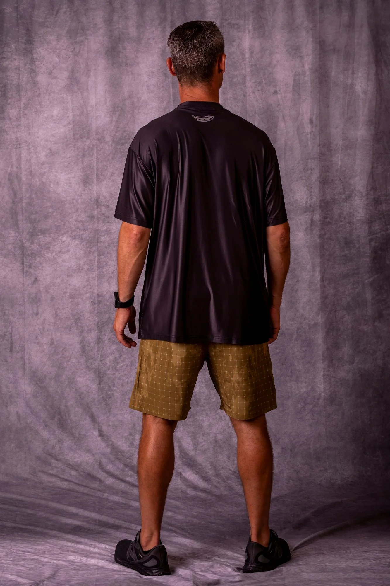 JT Stretchy Soft T Shirt  - Pro Flex Schematics - Black - Image 3