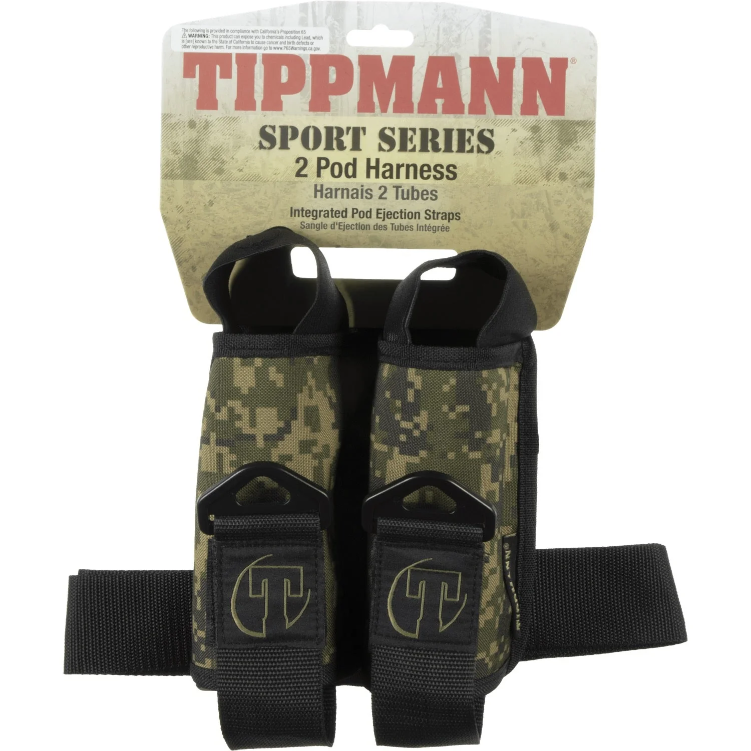 Tippmann Sport Series Digi Camo 2-Pod Paintball Harness - Image 3