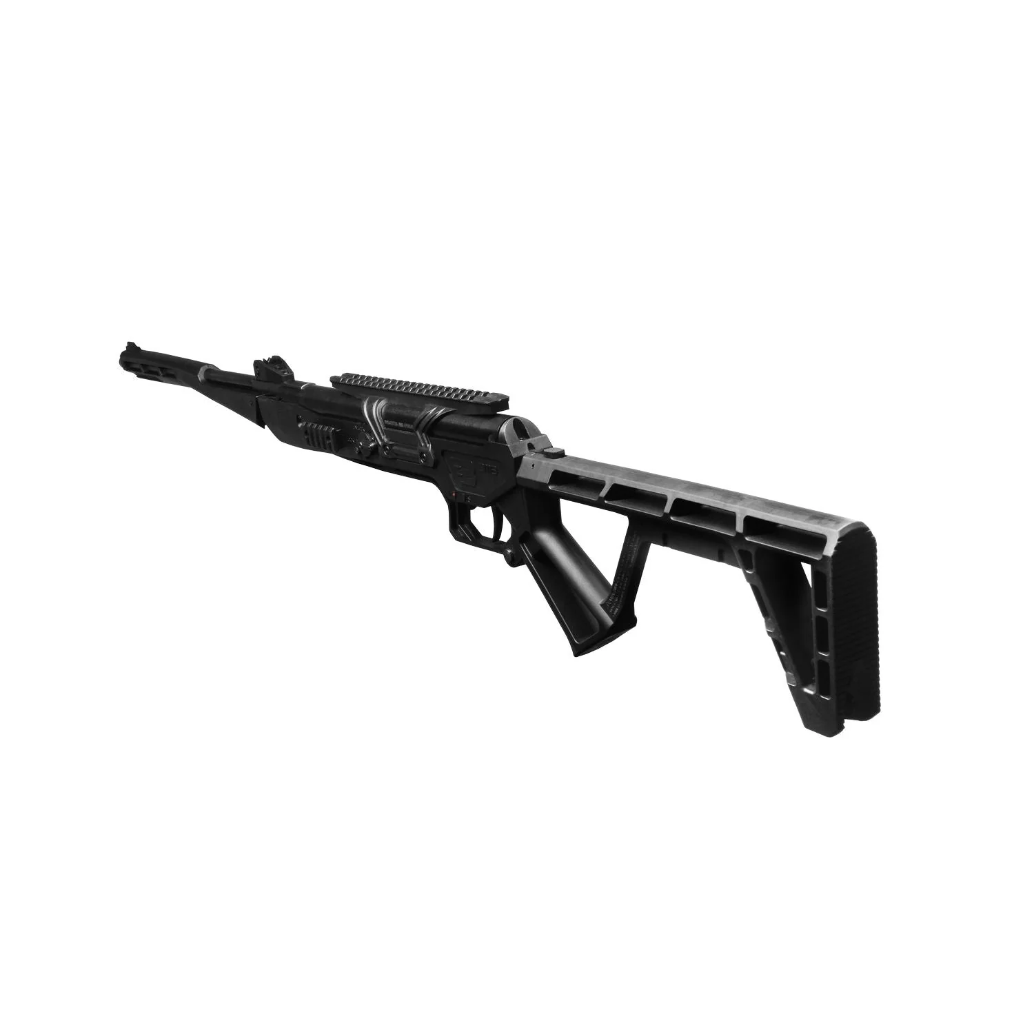 Black Bunker BM8 - Full Black - Thread - .22 Cal - Image 6