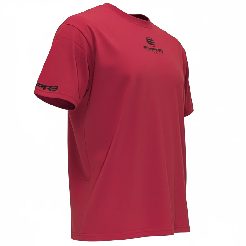 Empire Heavyweight Short Sleeve Shirt - Red - Image 2