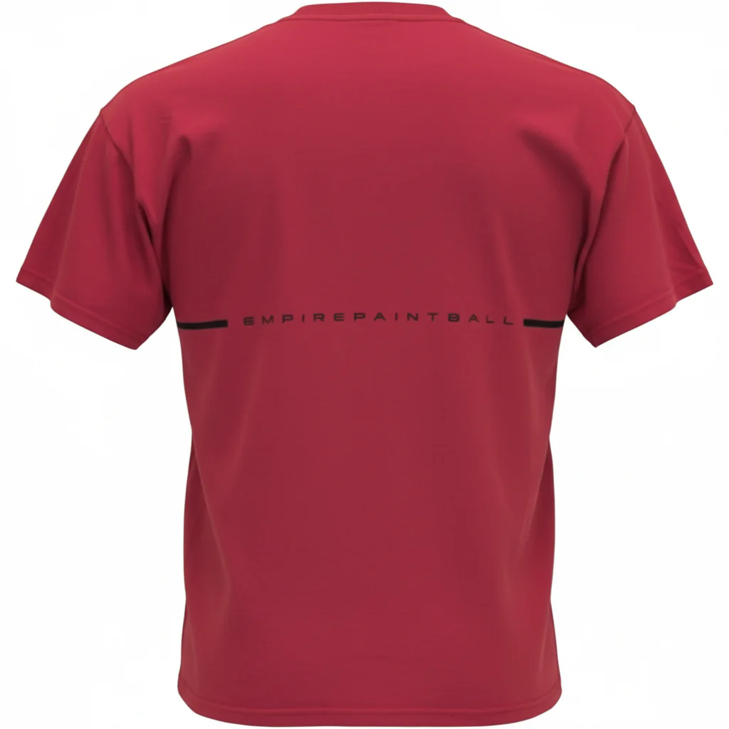 Empire Heavyweight Short Sleeve Shirt - Red - Image 3
