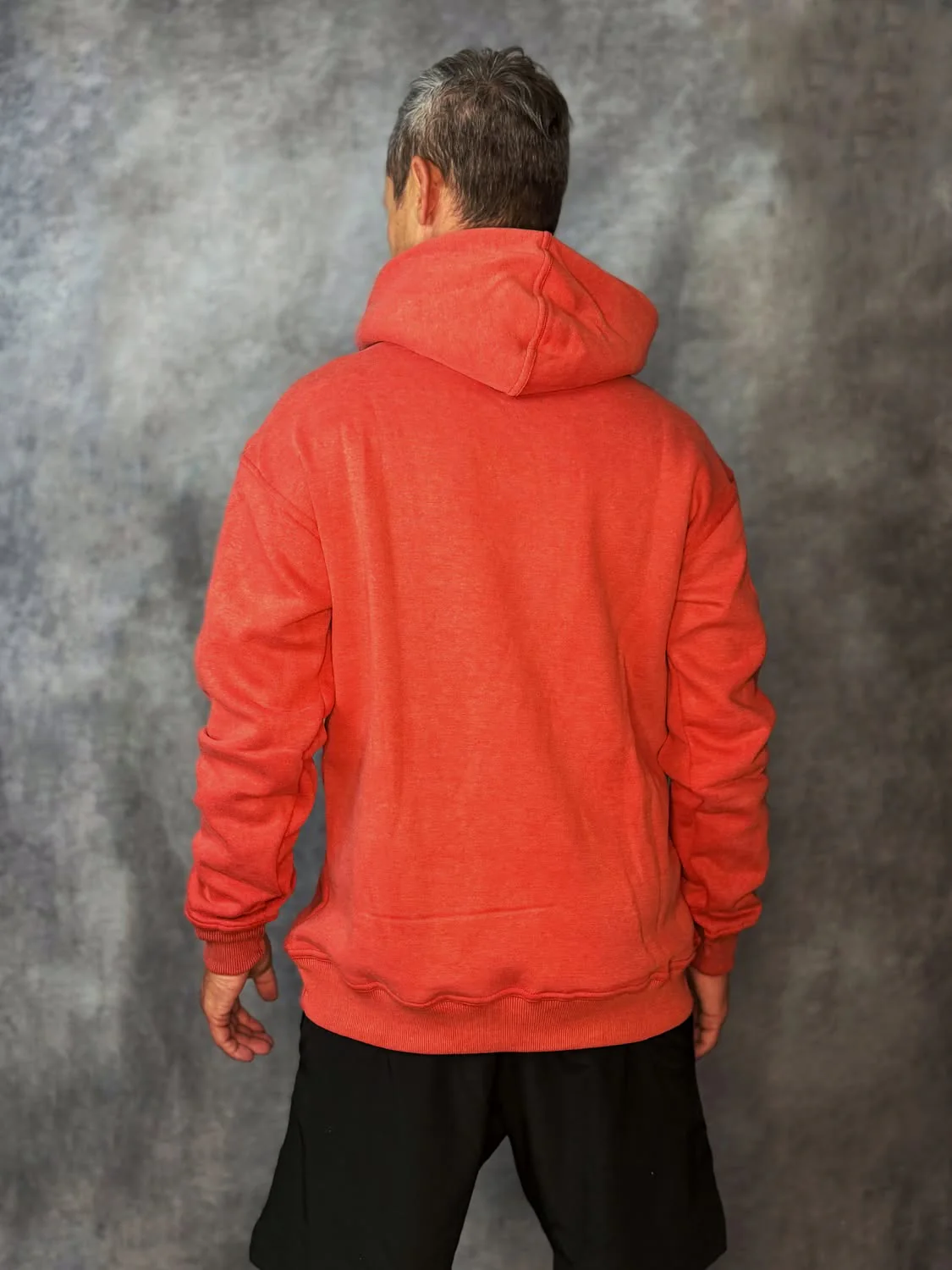 Empire Pull Over Hoodie - Stonewash - Red - Image 2