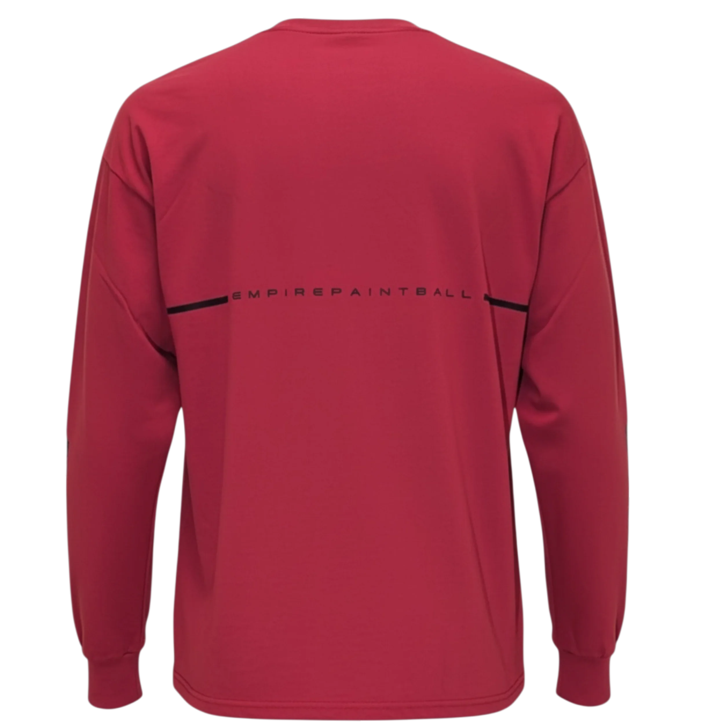 Empire Venture Heavyweight Long Sleeve Shirt - Red - Image 2