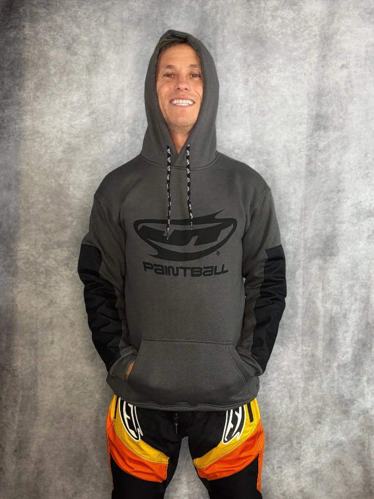 JT Grind Playing Hoodie - Gray - Image 3