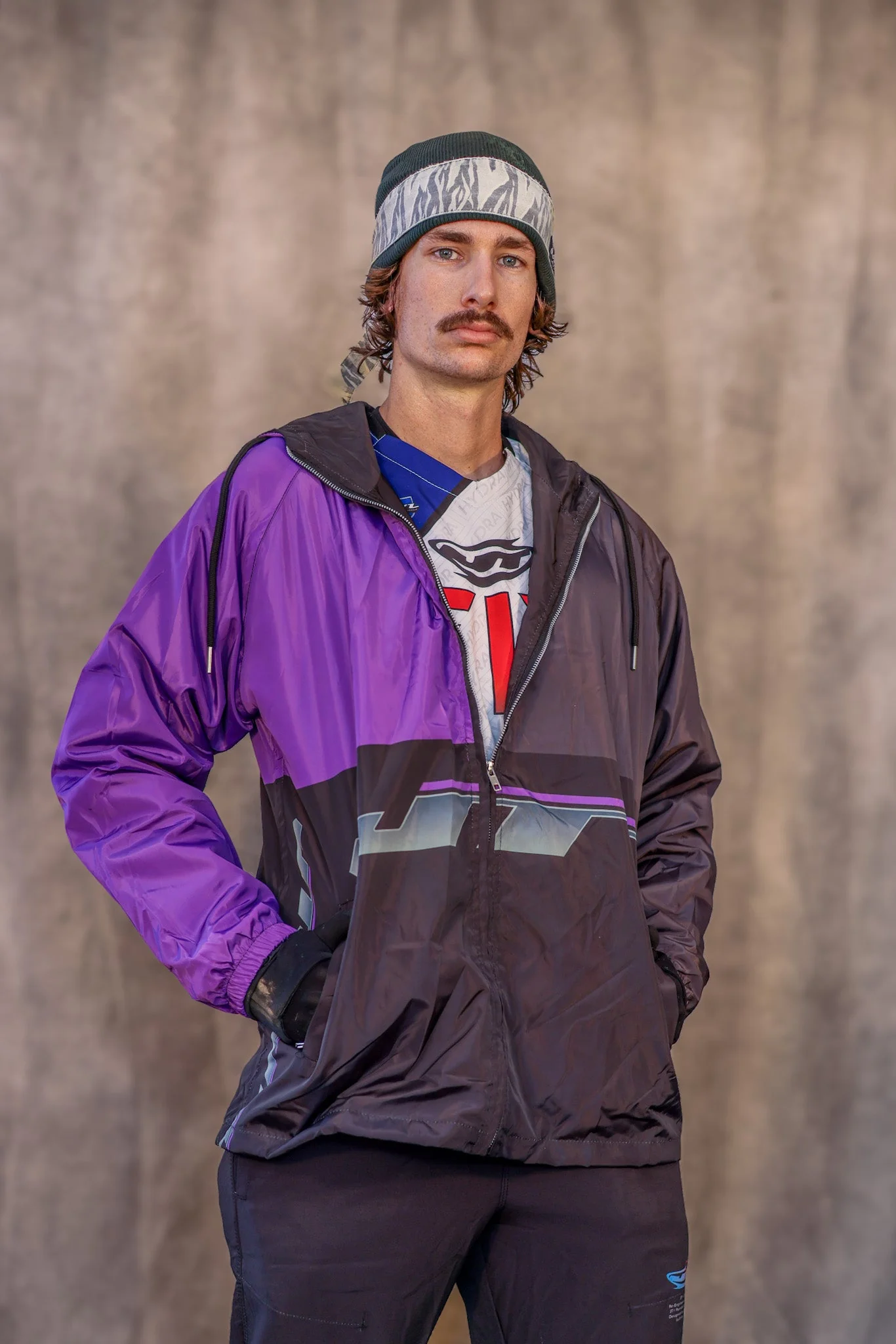 JT Atlas Windbreaker - Purple - Image 5