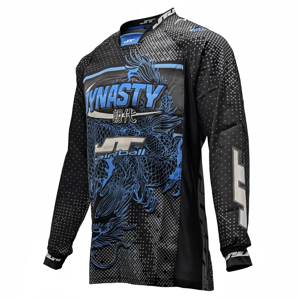 JT Contact 2.0 Jersey - Dynasty ULTRA - Black - Image 3