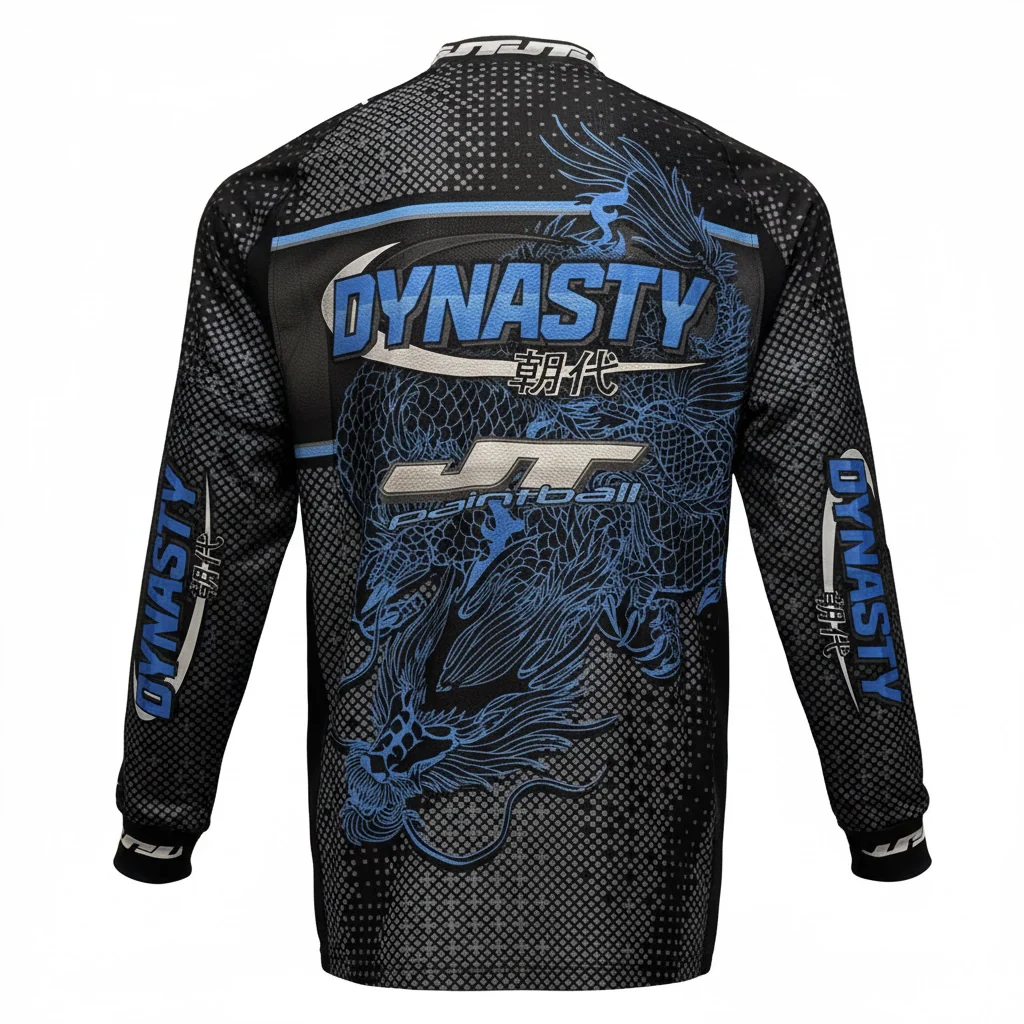 JT Contact 2.0 Jersey - Dynasty ULTRA - Black - Image 4