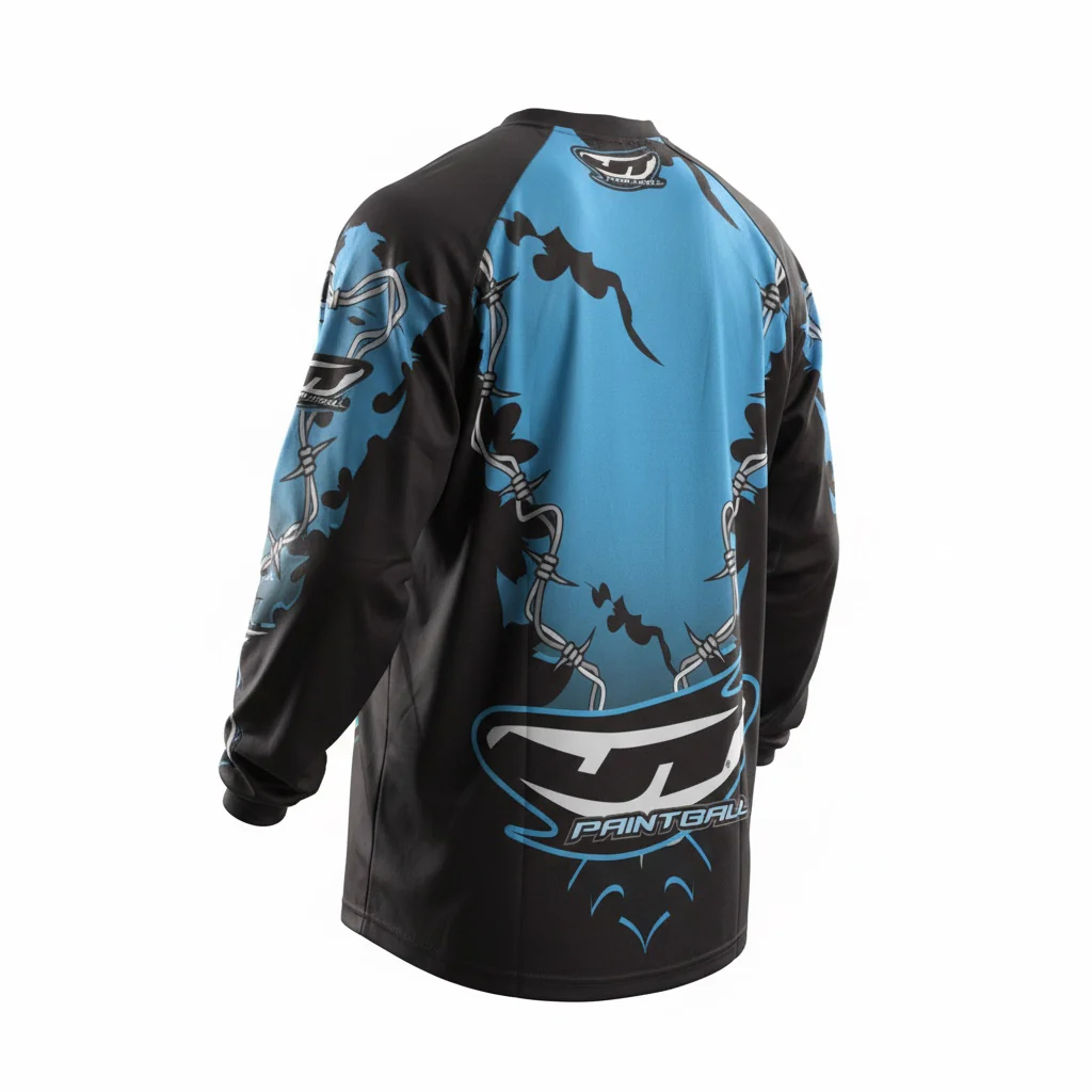JT OC Jersey - Barb Wire - Blue - Image 2