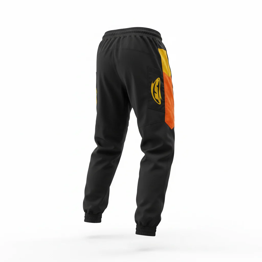 JT  Pro Jogger  2.0 Jogger w/ Patch - Concept - Orange / Yellow - Image 3