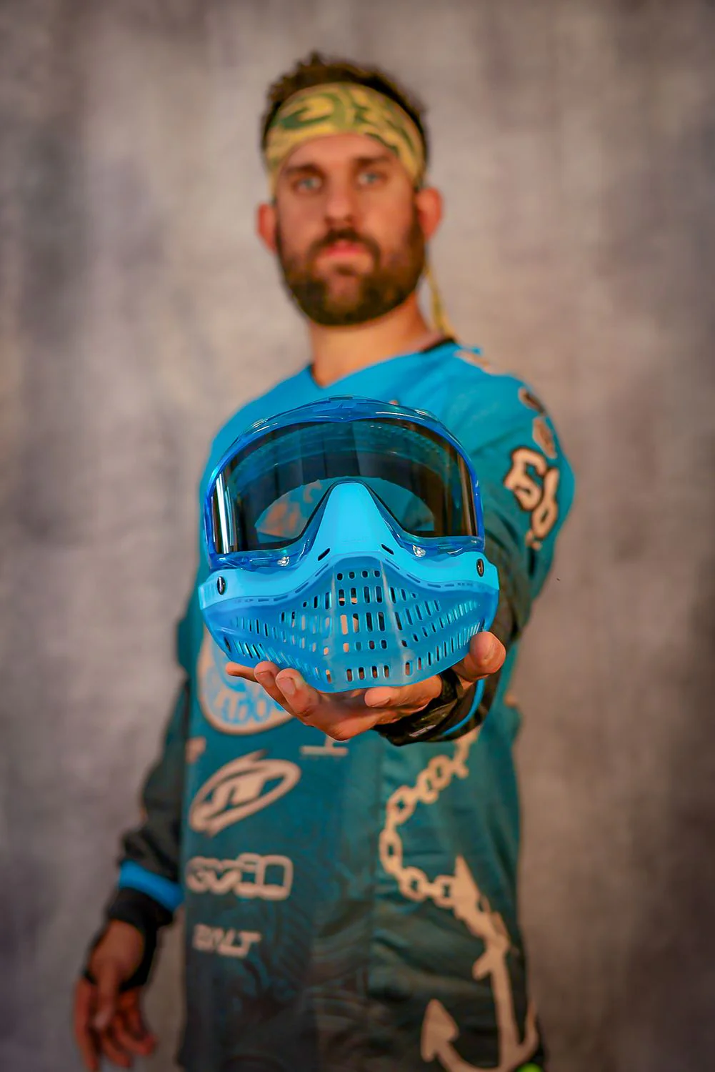 JT Proflex LE ICE Birthstone - Turquoise w/ Standard Chin Strap - Image 3