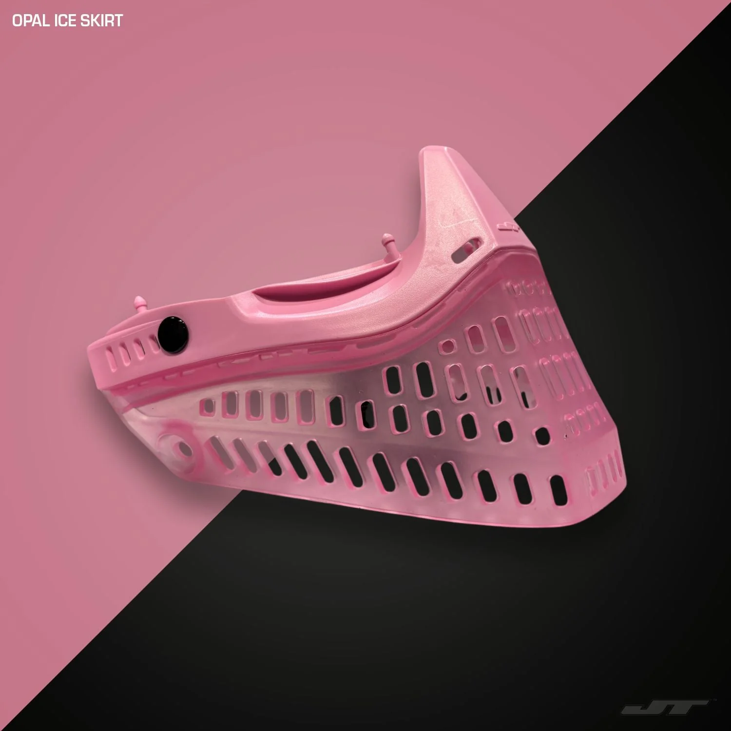 JT Proflex Nose and Skirt - Opal Ice Skirt w/ Std chin strap