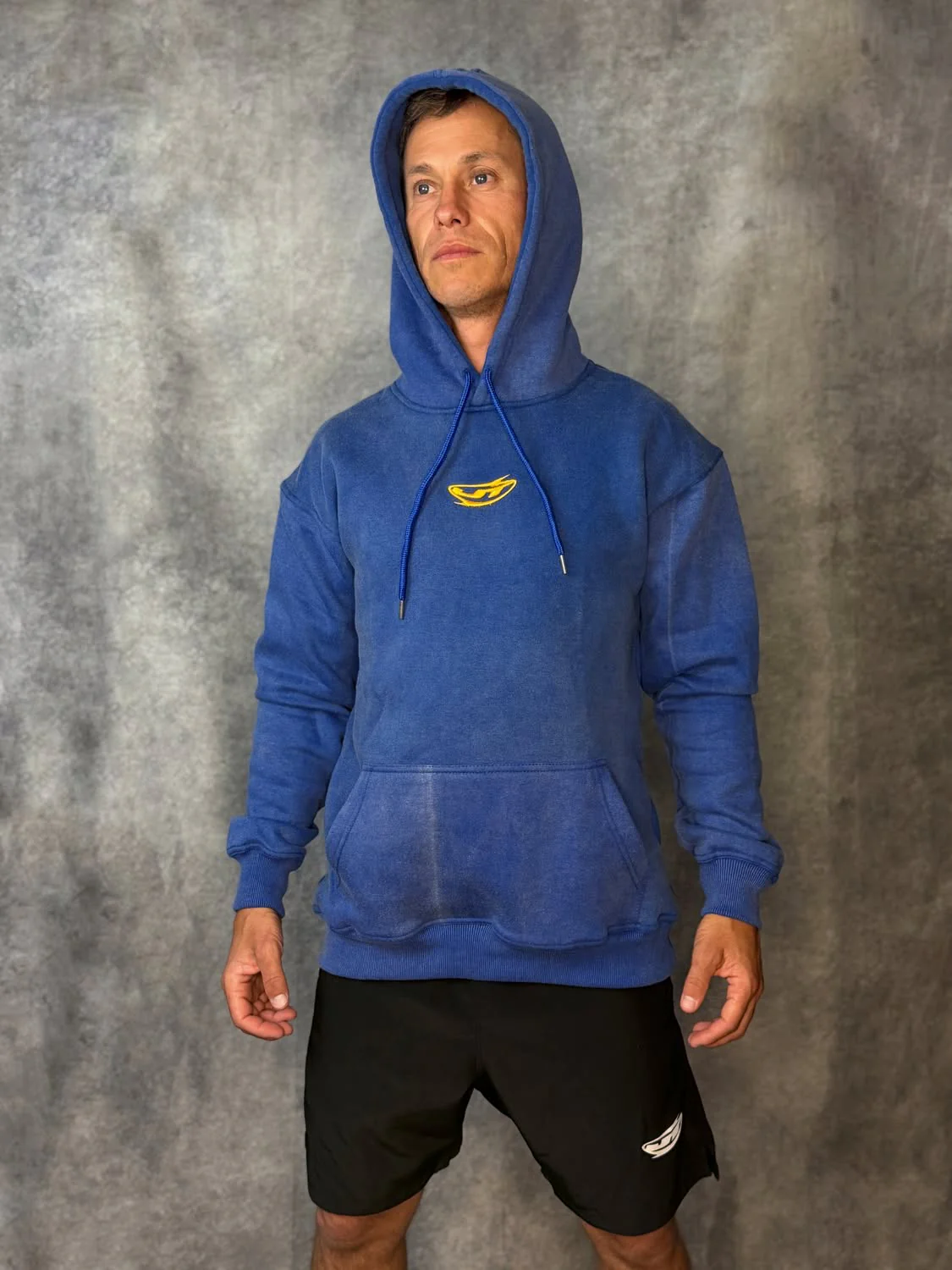 JT Pull Over Hoodie - Stonewash - Crush Blue
