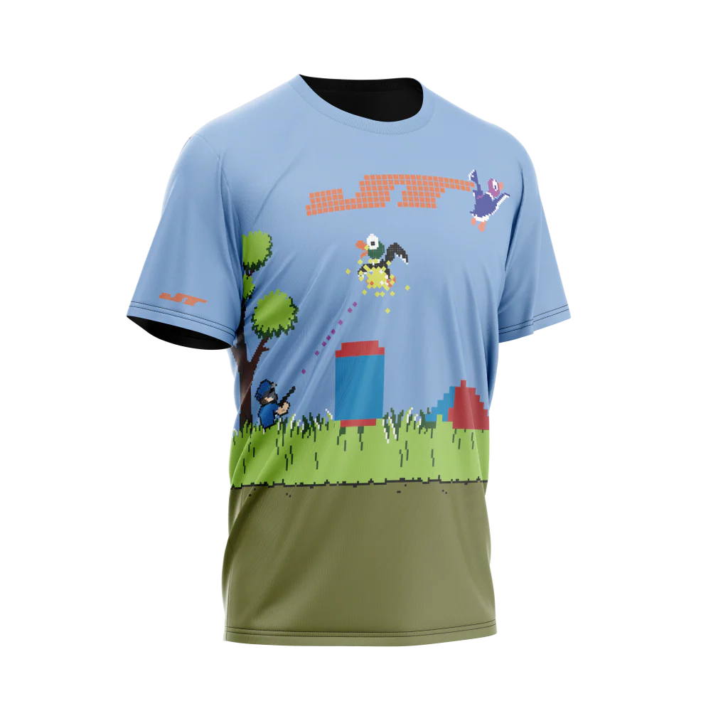 JT Stretchy Soft T Shirt - Gamer Series - Duck Hunt