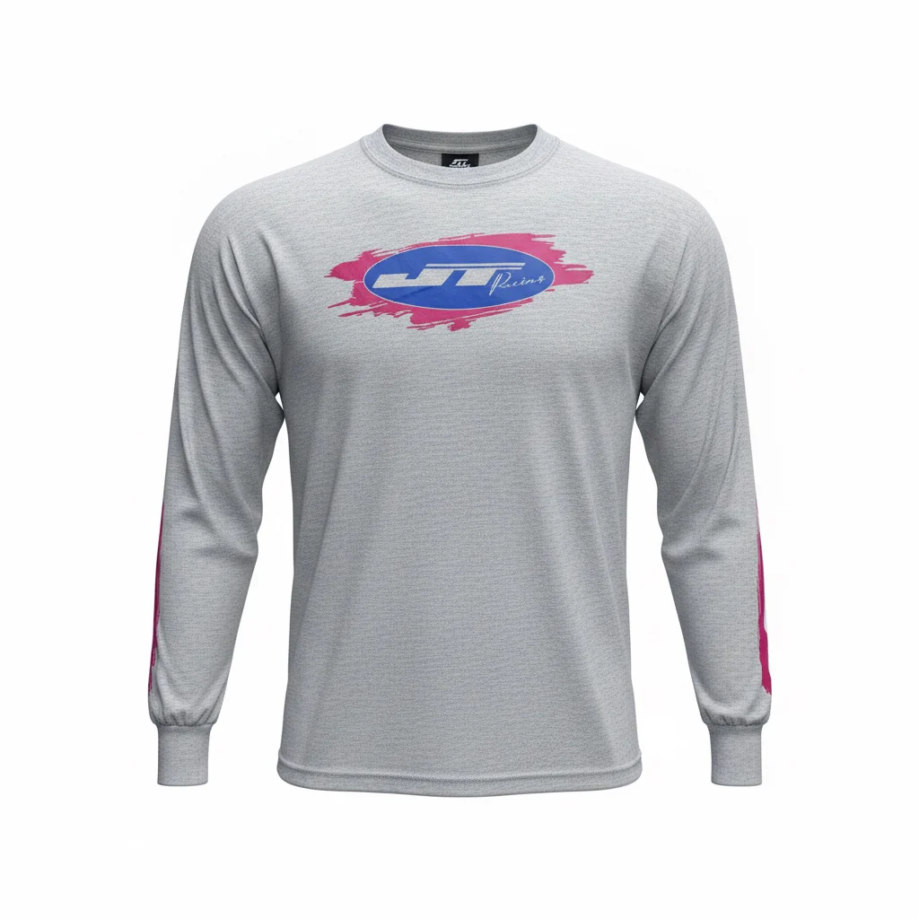 JT Venture Heavyweight Long Sleeve Shirt - Grey Vibrant