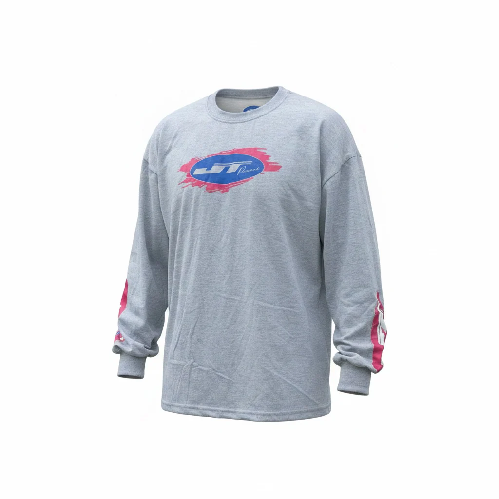 JT Venture Heavyweight Long Sleeve Shirt - Grey Vibrant - Image 3
