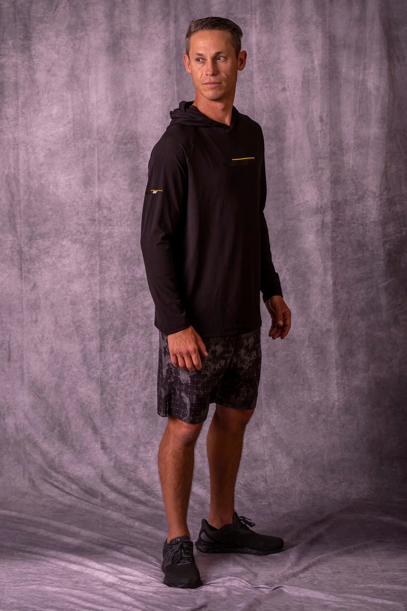 JT Venture Light Breeze Hoodie - Raven - Grey - Image 2
