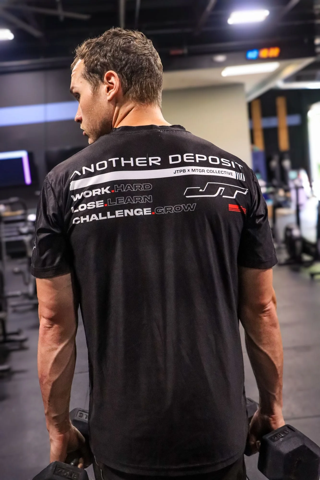 MTGR Another Deposit Work Hard Stretchy Soft T-shirt - Image 6