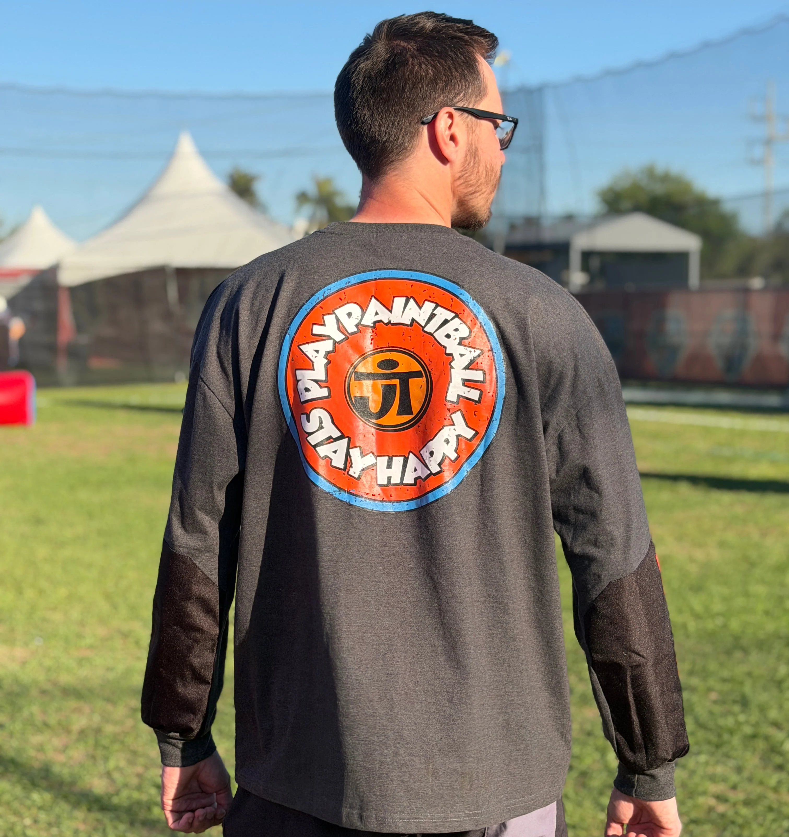 Stay Happy - Ryan Greenspan Elite Collection - Grind Heavyweight Long Sleeve - Gray - Image 4