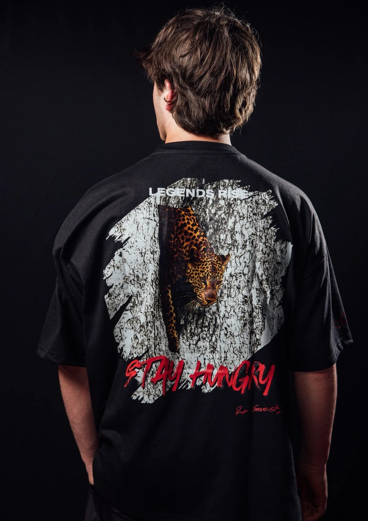 Stay Hungry - Ryan Greenspan Elite Collection - Heavyweight Short Sleeve - Black