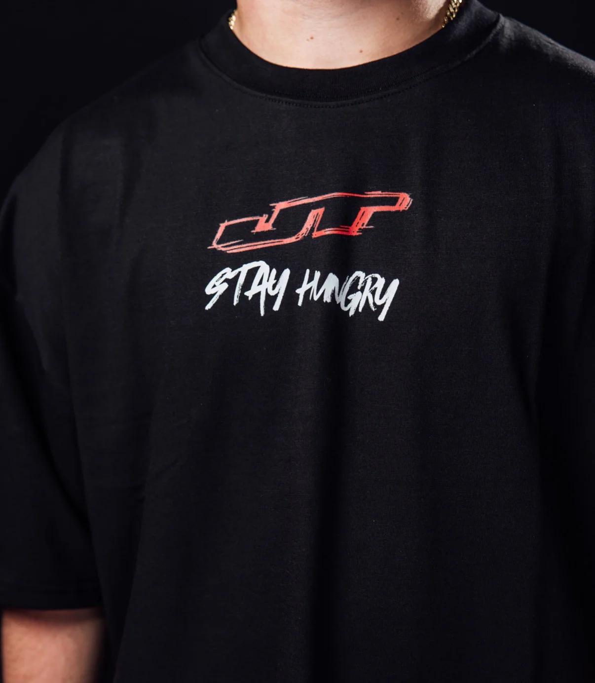 Stay Hungry - Ryan Greenspan Elite Collection - Heavyweight Short Sleeve - Black - Image 4